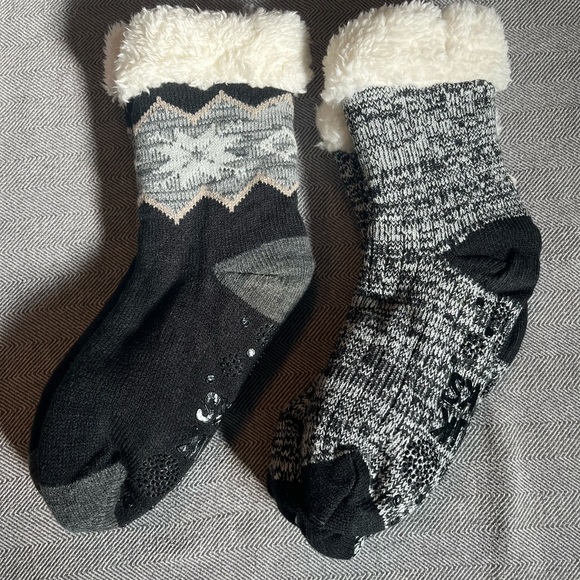 NWT Set of 3 Muk Luks Women’s Slipper Socks Size S-M - Picture 7 of 8